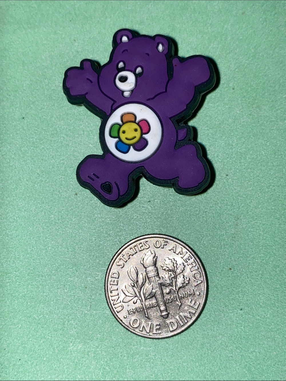 (10 for $15) Harmony Bear Care Bears Crocs Shoe Charms